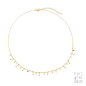 Preview: HERZALLERLIEBST - Edelstahl Kette "Pearls And Plates" Gold