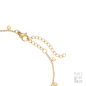 Preview: HERZALLERLIEBST - Edelstahl Armband "Pearls And Plates" Gold