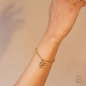 Preview: Zwei wundervolles Armbänder "Kleiner Fingerschwur" wählbar Gold oder Silber