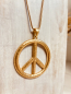 Mobile Preview: Herzallerliebst Kette "PEACE" Gold