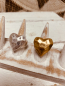 Preview: Elastischer Ring "BIG HEART" Gold