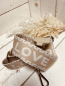 Preview: Taschengurt "LOVE" Beige