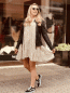 Preview: HERZALLERLIEBST - Zauberhaftes Musselin Tunika-Kleid "KIM" kann von Größe 36-42 getragen werden, Weiß-Beige