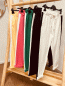 Preview: HERZALLERLIEBST - Chino Hose im Jogger-Style mit Seiten Streifen „NORA" in den Größsen S-XL wählbar, verschiedene Farben