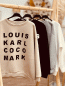 Mobile Preview: Lässiger Sweater "LOUIS KARL COCO MARK" verschiedene Farben