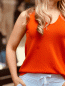 Preview: HERZALLERLIEBST - Wundervolles Stricktop "KARLA" kann von Größe 36-40 getragen werden, Orange