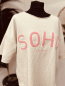 Preview: Colles kastiges Shirt "SOHO - NEW YORK" kann von Größe 36-42 getragen werden, Beige-Pink