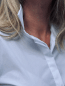 Preview: Taillierte Bluse "LOFT" in Größen XS-XXL verfügbar, Weiß
