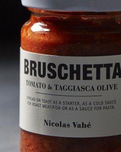 NICOLAS VAHÉ -Bruschetta, Tomato & Taggiasca Olive