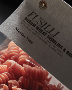 NICOLAS VAHÉ - Pasta fusilli "with red lentils"