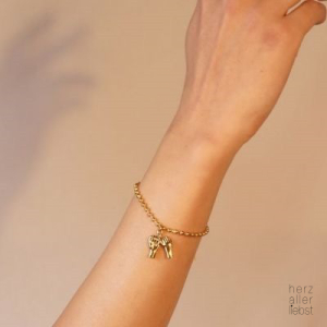 HERZALLERLIEBST - Wundervolles Armband "Kleiner Fingerschwur" Silber