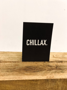 Postkarte "CHILLAX."