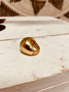Elastischer Ring "BIG BALL" Gold
