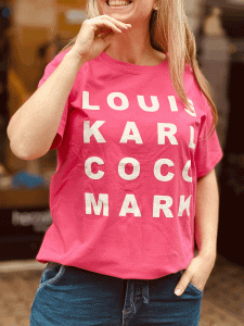 Herzallerliebst - T-Shirt "FASHION ICON" kann von Größe 36-40 getragen werden, Pink
