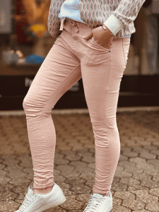 HERZALLERLIEBST - Jogger-Jeans "LOUIS" in den Größen XS-XL wählbar, Altrosa
