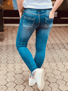HERZALLERLIEBST - Jogger-Jeans "LOUIS" in den Größen XS-XL wählbar, Denim