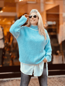 Oversize Pullover "IRINA" kann von Größe 36-44 getragen werden, verschiede Farben