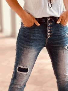 Super bequeme Boyfreind-Jeans "KARL" Denim