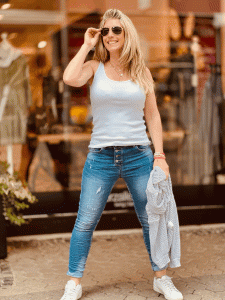SKinny Jeans "SUMMER VIBES" Denim