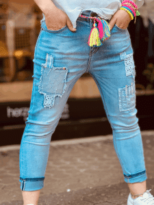 Stylische Hippie Jeans "LEONIE" Denim